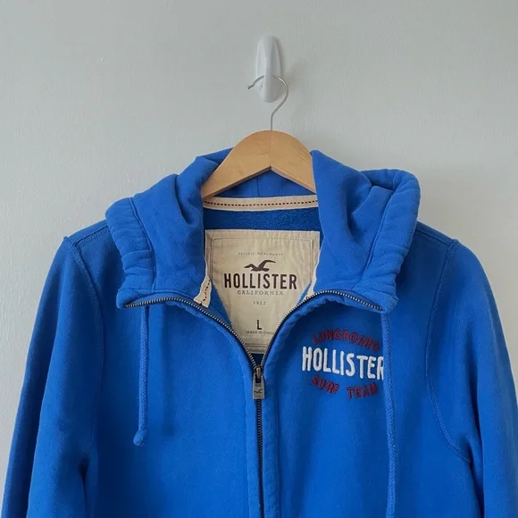 Vintage Hollister Men’s premium fleece Jacket. New without Tags - Picture 3 of 4